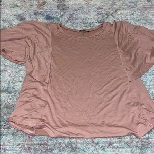 Flowey beige pink top